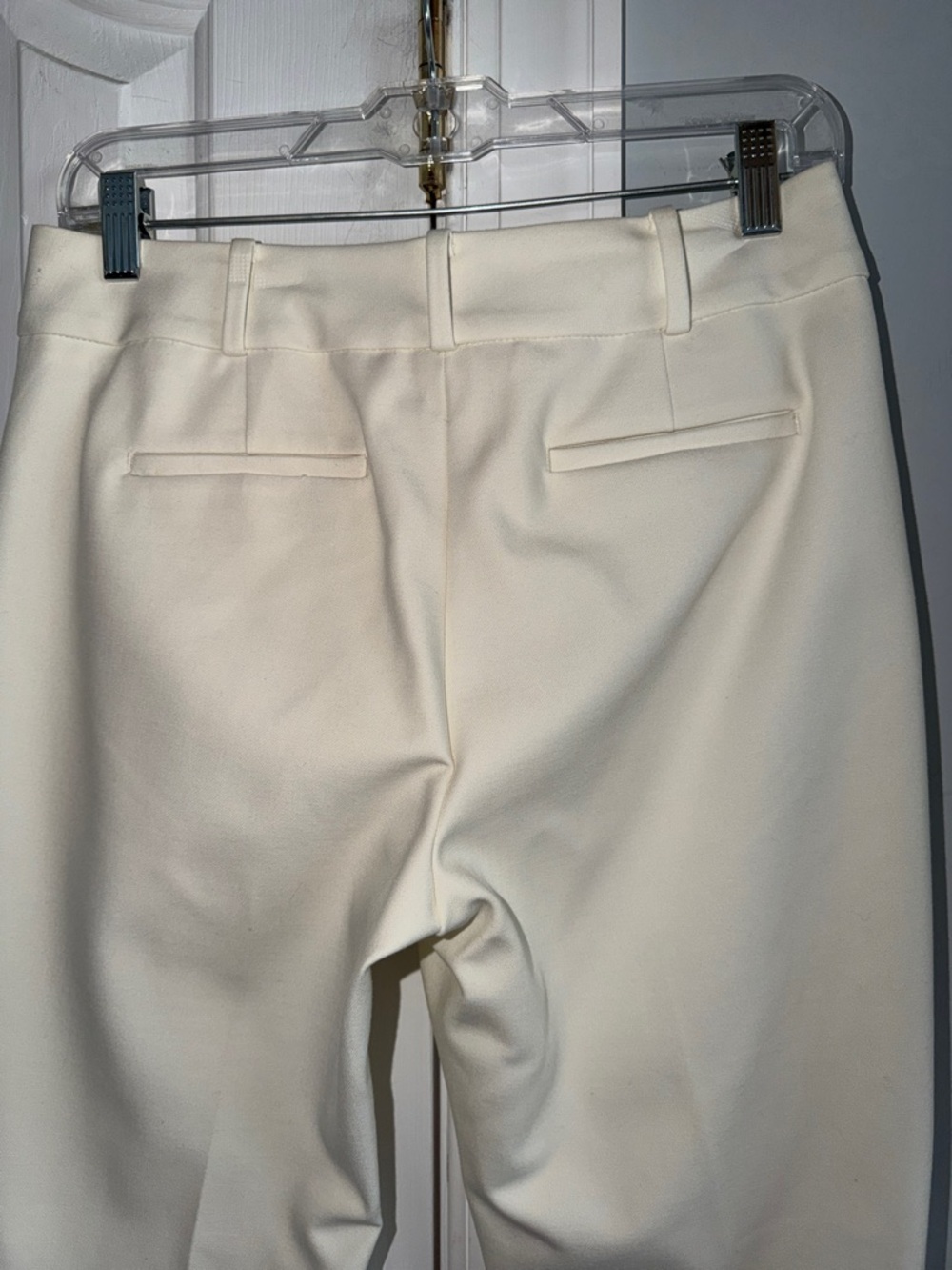 Talbots Cream Ankle Curvy fit Dress Trousers size 4P - Picture 6 of 11